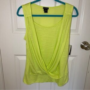 NWT Lime green tank top from New Directions (Belk)